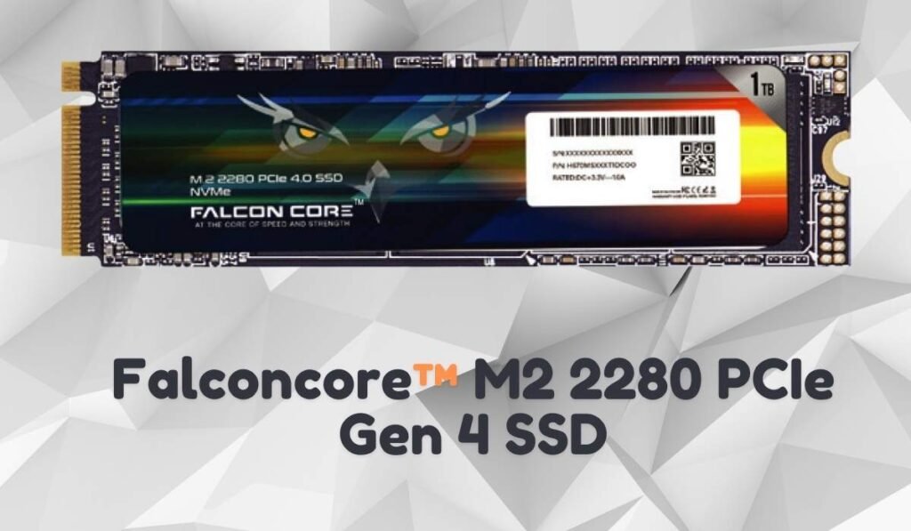 the Falcon core M2 2280 PCIe Gen 4 SSD